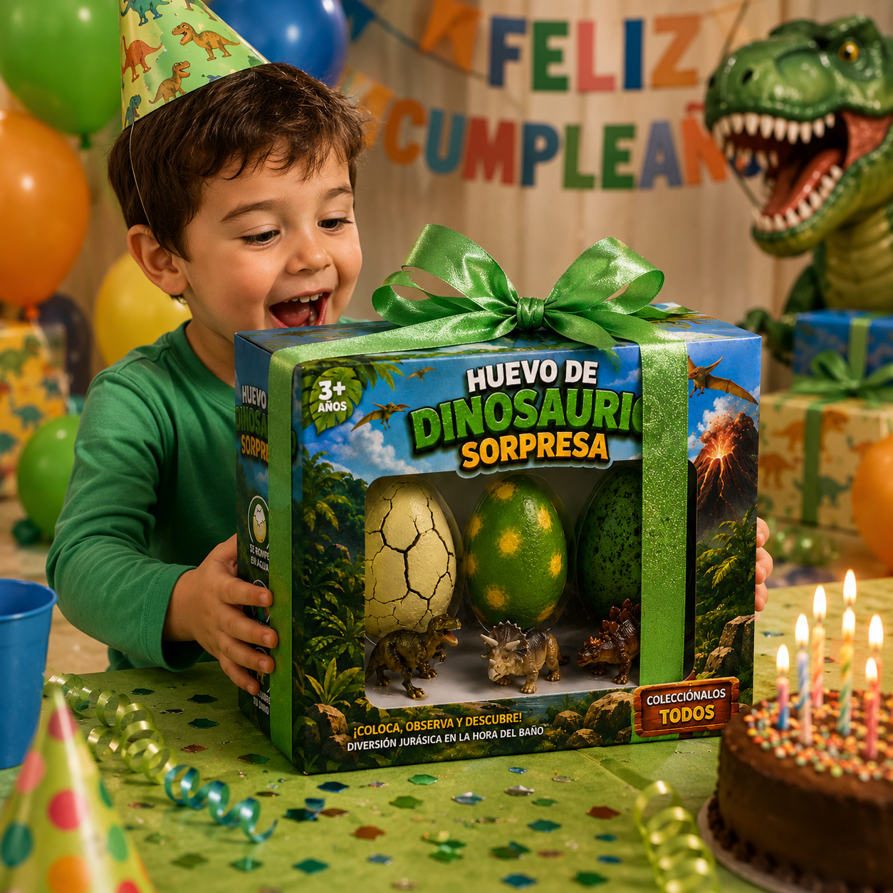 Huevos Mágicos Con Sorpresa Dino En Su Interior
