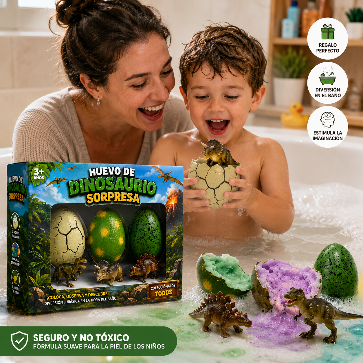 Huevos Mágicos Con Sorpresa Dino En Su Interior